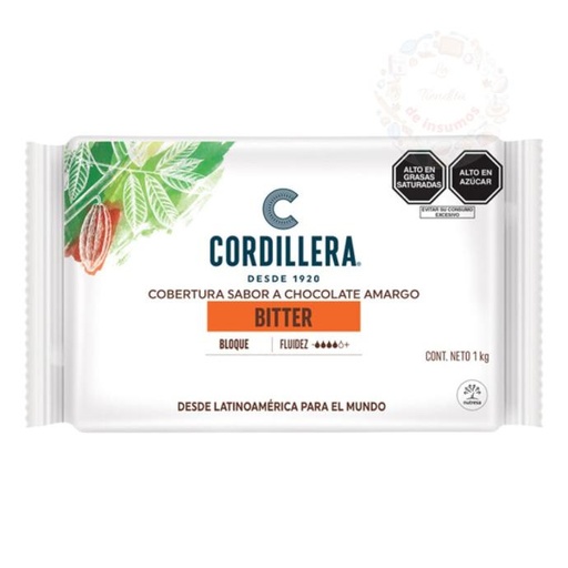 [chocolatería] Cobertura Cordillera bitter