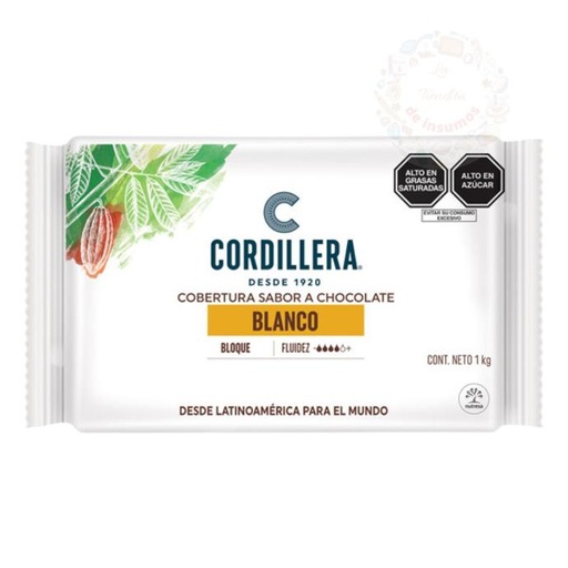 [chocolatería] Cobertura blanca Cordillera